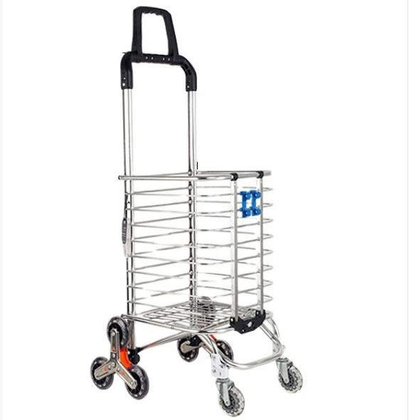 Climbing Stair 8 wheel Folding Aluminum Alloy Shopping Car Climbing Stair 8 wheel Folding Aluminum Alloy Shopping Car