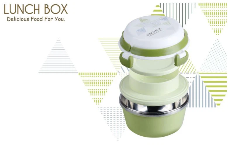 leakproof thermal round lunch box