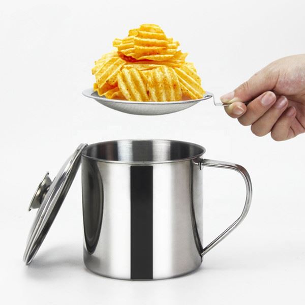 Stainless Steel Oil Filter Storage Cup